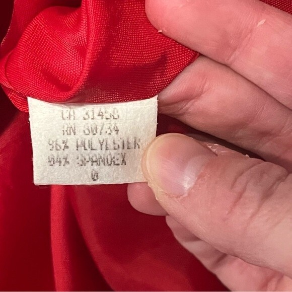 BCBGMaxazria Red Stretch Pencil Skirt Size 0 - Picture 7 of 8